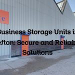 Business Storage Units in Sefton: Secure and Reliable Solutions