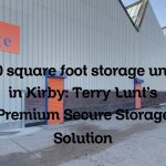 100 square foot storage units in Kirby: Terry Lunt’s Premium Secure Storage Solution